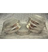 Cedník dvojitý oblé dno